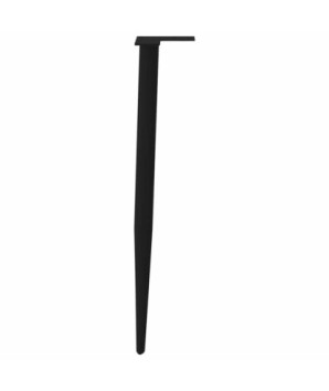 Picioare de masă consolă formă conică 4 buc. negru 72-73 cm oțel - WOODBB1994