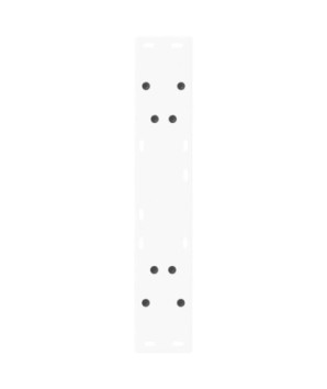 Picioare de masă în formă de V, 2 buc., alb, 50x(72-73,3) cm, oțel - WOODBB1995
