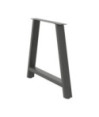 Picioare de masă în formă de A, 2 buc., antracit, 100x(72-73) cm, oțel - WOODBB1996