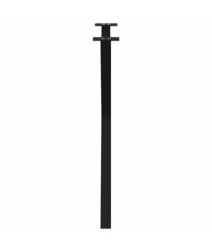 Picioare de masă în formă de X, 2 buc., negru, 70x(72-73) cm, oțel - WOODBB1997