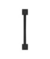 Picioare de masă în formă de X, 2 buc., negru, 70x(72-73) cm, oțel - WOODBB1997