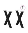 Picioare de masă în formă de X, 2 buc., negru, 80x(72-73) cm, oțel - WOODBB2009 Picioare de masă în formă de X, 2 buc., negru, 80x(72-73) cm, oțel - WOODBB2009