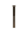 Picioare de masă în formă de X, 2 buc., oțel natural, 60 x (72-73) cm - WOODBB2010