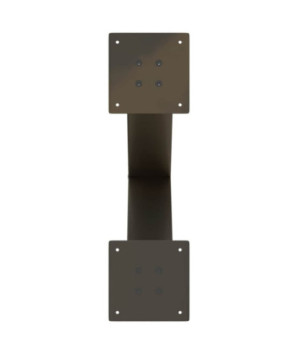 Picioare de masă în formă de X, 2 buc., oțel natural, 60 x (72-73) cm - WOODBB2010
