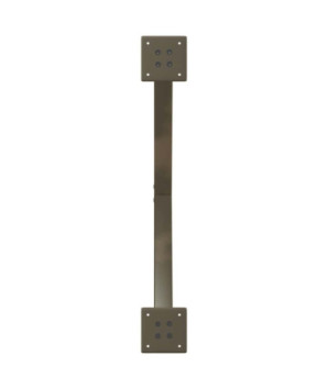 Picioare de masă în formă de X, 2 buc., oțel natural, 80x(72-73) cm - WOODBB2011