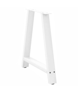Picioare de masă în formă de A, 2 buc., alb, 70x(72-73) cm, oțel - WOODBB2017