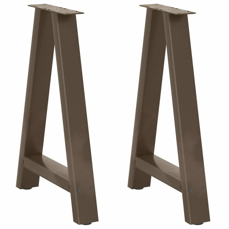 Picioare de masă în formă de A, 2 buc., 50x(72-73) cm, oțel - WOODBB2019