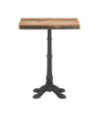 Masă de bistro, 60 x 60 x 76 cm, lemn reciclat - WOODBB218 Masă de bistro, 60 x 60 x 76 cm, lemn reciclat - WOODBB218