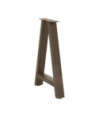 Picioare de masă în formă de A, 2 buc., 50x(72-73) cm, oțel - WOODBB2019