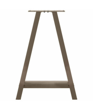 Picioare de masă în formă de A, 2 buc., 50x(72-73) cm, oțel - WOODBB2019