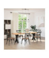 Picioare de masă în formă de X, 2 buc., negru, 50x(72-73) cm, oțel - WOODBB2020 Picioare de masă în formă de X, 2 buc., negru, 50x(72-73) cm, oțel - WOODBB2020