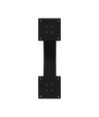 Picioare de masă în formă de X, 2 buc., negru, 50x(72-73) cm, oțel - WOODBB2020 Picioare de masă în formă de X, 2 buc., negru, 50x(72-73) cm, oțel - WOODBB2020