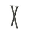 Picioare de masă în formă de X, 2 buc., antracit, 57x(72-73) cm, oțel - WOODBB2021 Picioare de masă în formă de X, 2 buc., antracit, 57x(72-73) cm, oțel - WOODBB2021
