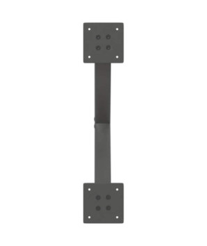 Picioare de masă în formă de X, 2 buc., antracit, 57x(72-73) cm, oțel - WOODBB2021