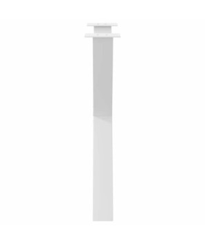 Picioare de masă în formă de X, 2 buc., alb, 70x(72-73) cm, oțel - WOODBB2022