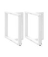 Picioare de masă în formă de T, 2 buc., alb, 70x35x(72-73) cm, oțel - WOODBB2026 Picioare de masă în formă de T, 2 buc., alb, 70x35x(72-73) cm, oțel - WOODBB2026