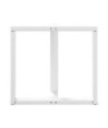 Picioare de masă în formă de T, 2 buc., alb, 70x35x(72-73) cm, oțel - WOODBB2026 Picioare de masă în formă de T, 2 buc., alb, 70x35x(72-73) cm, oțel - WOODBB2026
