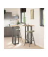 Picioare de masă de bar în formă de T, 2 buc., antracit, 60x35x(110-111) cm, oțel - WOODBB2042 Picioare de masă de bar în formă de T, 2 buc., antracit, 60x35x(110-111) cm, oțel - WOODBB2042