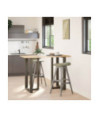 Picioare de masă de bar în formă de T, 2 buc., negru, 60x35x(100-101) cm, oțel - WOODBB2045 Picioare de masă de bar în formă de T, 2 buc., negru, 60x35x(100-101) cm, oțel - WOODBB2045