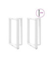Picioare de masă de bar în formă de T, 2 buc., alb, 60x35x(90-91) cm, oțel - WOODBB2047 Picioare de masă de bar în formă de T, 2 buc., alb, 60x35x(90-91) cm, oțel - WOODBB2047