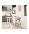Picioare de masă de bar în formă de T, 2 buc., alb, 60x35x(90-91) cm, oțel - WOODBB2047 Picioare de masă de bar în formă de T, 2 buc., alb, 60x35x(90-91) cm, oțel - WOODBB2047