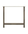 Picioare de masă din oțel natural, 2 buc., 70x(72-73) cm - WOODBB2050