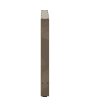 Picioare de masă din oțel natural, 2 buc., 70x(72-73) cm - WOODBB2050