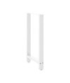 Picioare de masă de bar, albe, 2 buc., 60x(100-101) cm, oțel - WOODBB2053 Picioare de masă de bar, albe, 2 buc., 60x(100-101) cm, oțel - WOODBB2053