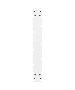 Picioare de masă de bar, albe, 2 buc., 60x(100-101) cm, oțel - WOODBB2053