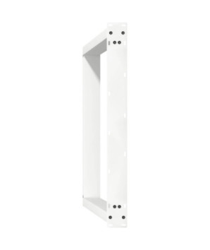 Picioare de masă în formă de U, 2 buc., alb, 80x(72-73) cm, oțel - WOODBB2056
