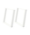 Picioare de masă în formă de U, 2 buc., alb, 100 x (72-73) cm, oțel - WOODBB2059 Picioare de masă în formă de U, 2 buc., alb, 100 x (72-73) cm, oțel - WOODBB2059
