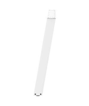 Picioare de masă în formă de U, 2 buc., alb, 100 x (72-73) cm, oțel - WOODBB2059