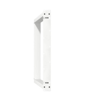 Picioare de masă în formă de U, 2 buc., alb, 100 x (72-73) cm, oțel - WOODBB2059