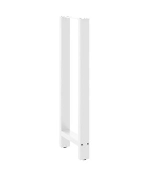 Picioare de masă de bar, albe, 2 buc., 50x(110-111) cm, oțel - WOODBB2060