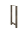Picioare de masă de bar, oțel natural, 2 buc., 60 x (100-101) cm, oțel - WOODBB2063