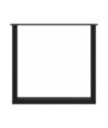 Picioare de masă în formă de U, 2 buc., negru, 90x(72-73) cm, oțel - WOODBB2066 Picioare de masă în formă de U, 2 buc., negru, 90x(72-73) cm, oțel - WOODBB2066