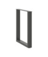 Picioare de masă în formă de U, 3 buc., antracit, 70x(72-73) cm, oțel - WOODBB2069
