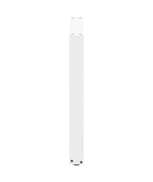 Picioare de masă în formă de U, 3 buc., alb, 90x(72-73) cm, oțel - WOODBB2070