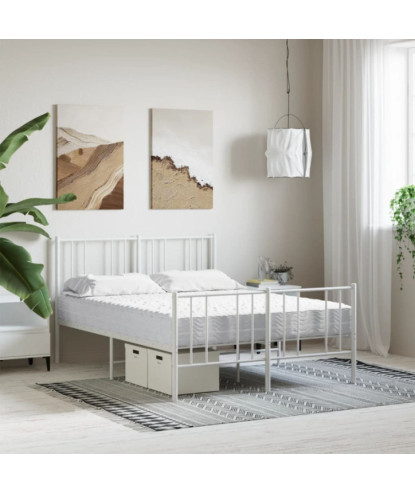 Saltea din spumă, alb, 140x190 cm, duritate H2 H3 - WOODBB2074