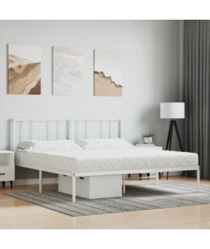 Saltea din spumă, alb, 160x200 cm, duritate H2 H3 - WOODBB2075
