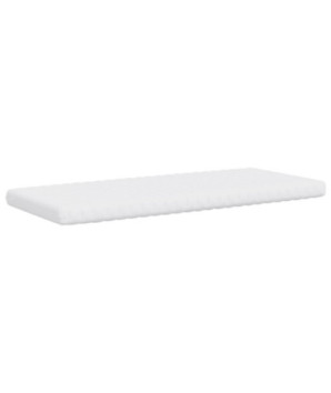 Saltea din spumă, alb, 90x200 cm, duritate 7 zone 20 ILD - WOODBB2076