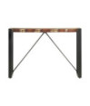 Masă consolă, 110 x 35 x 76 cm, lemn reciclat, cu aspect industrial - WOODBB224