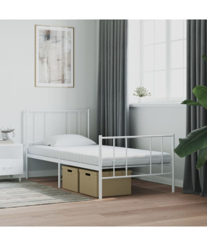 Saltea din spumă, alb, 90x190 cm, duritate 7 zone 20 ILD - WOODBB2077