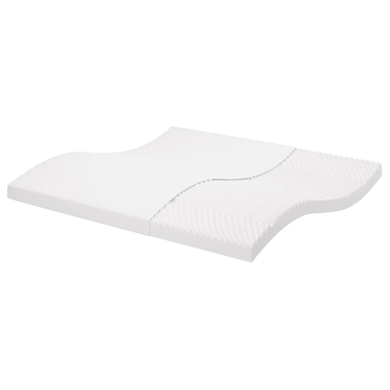 Saltea din spumă, alb, 200x200 cm, 7 zone, duritate 20 ILD - WOODBB2078 Saltea din spumă, alb, 200x200 cm, 7 zone, duritate 20 ILD - WOODBB2078