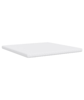 Saltea din spumă, alb, 200x200 cm, 7 zone, duritate 20 ILD - WOODBB2078