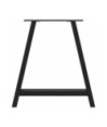 Picioare de masă în formă de A, 2 buc., negru, 70x(72-73) cm, oțel - WOODBB2081 Picioare de masă în formă de A, 2 buc., negru, 70x(72-73) cm, oțel - WOODBB2081