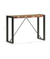 Masă consolă, 110 x 35 x 76 cm, lemn reciclat, cu aspect industrial - WOODBB224