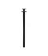 Picioare de masă în formă de X, 2 buc., negru, 80x(72-73) cm, oțel - WOODBB2082
