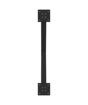 Picioare de masă în formă de X, 2 buc., negru, 80x(72-73) cm, oțel - WOODBB2082