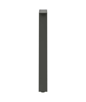 Picioare de masă în formă de A, 2 buc., antracit, 50x(72-73) cm, oțel - WOODBB2084